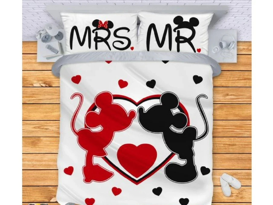 3D спално бельо 3D спално бельо Mrs&amp,Mr