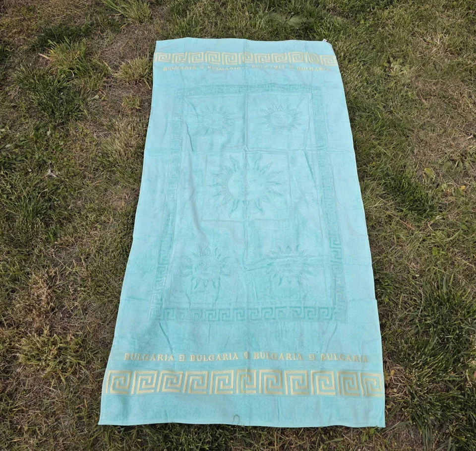 Плажни кърпи Луксозна памучна плажна кърпа Мента